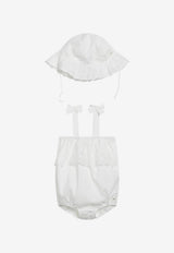 Chloé Kids Babies Romper Set - Set of 2 White C20930CO/S_CHLOE-117