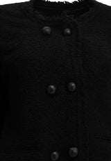 Isabel Marant Suely Double-Breasted Blazer Black 26AVE0751FAD3E05I01BK_d0b79c85-e2c0-434d-b8ea-ee54f7f49a8f