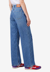 Loewe Anagram Baggy Jeans Blue S359Y11XEB--5320