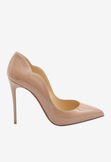Christian Louboutin Hot Chick 100 Patent Leather Pumps Nude 1190911-PK1A-NUDE