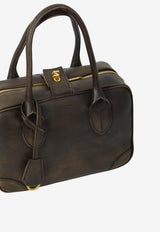 Golden Goose DB Vita Vintage Leather Top Handle Bag Brown GWA00470-A000753-55682