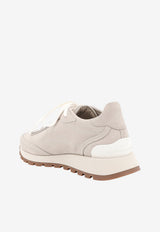 Brunello Cucinelli Suede Leather Sneakers Beige MZSFG3318C9593_QUARZO_70014833