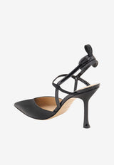 Fendi Very Colibrì 95 Patent Leather Slingback Pumps Black 8J9096NEHF0QA1_Black_70026621
