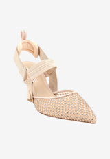 Fendi Colibrì 70 Mesh and Suede Pumps Nude 8J9243B18MF1XJX_NUDEBLACK_70026684