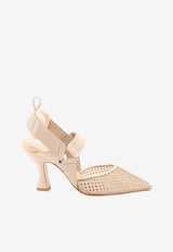 Fendi Colibrì 70 Mesh and Suede Pumps Nude 8J9243B18MF1XJX_NUDEBLACK_70026684