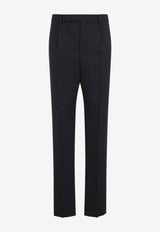 Tapered-Leg Stripe Pants