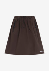 Embroidered Logo Mini Skirt
