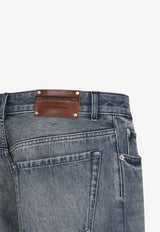 Peyter Straight-Leg Faded Jeans