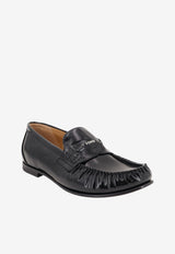 Fendi Scrunch Leather Loafers Black 7D199669FF0QA1_Black_70026666