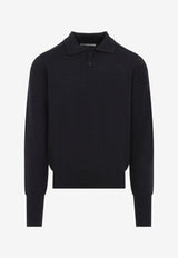 Sark Wool Polo Sweater