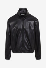 Leather Bomber Jacket