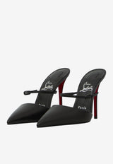 Christian Louboutin Milena 100 Leather Mules Black 3260565--B439