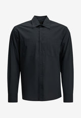 Herno Resort Mélange-Effect Shirt Blue CM00017UR12917S9200_7a8d9a3c-a0cd-495a-9935-f3d12f397f3d
