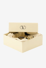 Valentino VLogo Crystal Embellished Cord Bracelet Black 9W2J0X85-RLV-EDM