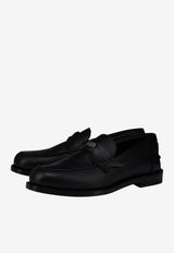 Christian Louboutin Plato Calf Leather Loafers Black 3260183--BK01