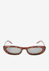 Shade Plump Cat-Eye Sunglasses