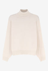 Brunello Cucinelli Monili High-Neck Sweater White M12744403C2832_English white_70014852