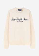 Polo Ralph Lauren Embroidered Logo Wool Sweater Beige 710B26782001_ANDOVERCREAM_70027104