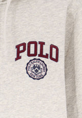 Polo Ralph Lauren Logo Patch Zip-Up Hooded Sweatshirt Gray 710B26151003_LTSPORTHEATHER_70027231