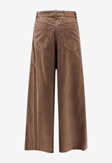 Brunello Cucinelli Wide-Leg Corduroy Pants Brown MB187P9266C9812_CHOCOLATE_70014802
