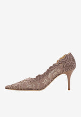 Como 75 Floral Lace Pumps