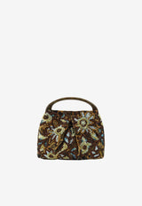 Embellished Top Handle Bag
