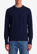 Ballantyne Cashmere Knit Sweater Navy B2P000-12K00-13777