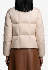 Moncler Castlenew Puffer Jacket White L20931A00198-539ZD-201