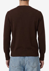 Ballantyne Cashmere Knit Sweater Brown B2P000-12K00-14677