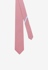 Ferragamo Gancini Silk Tie Red 351446794593ROSSO_Rosso_67481208