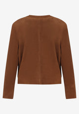Suede Leather Blazer