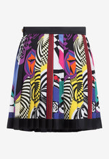 Teatro Foulard Print Skirt
