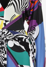 Teatro All-Over Print Mini Dress
