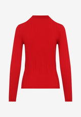 Long-Sleeved Logo Polo T-shirt