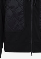 Zip-Up Knit Hoodie
