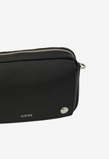 Loewe Small Pebble Messenger Bag Black BANBPCBX04--1100