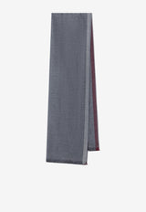 Brunello Cucinelli Wool Knit Scarf Gray MSC665ORWO/T_CUCIN-CJS88