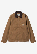 Carhartt Wip Detroit Canvas Jacket Brown I015264CO/T_CARH-00S01