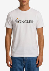 Moncler Mon Duck Printed T-shirt White L20918C00033-89B8U-00A
