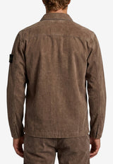 Stone Island Patched Buttoned Shirt Brown L2S151200029-S0446-V0062