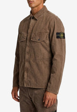 Stone Island Patched Buttoned Shirt Brown L2S151200029-S0446-V0062