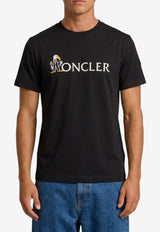 Moncler Mon Duck Printed T-shirt Black L20918C00033-89B8U-999