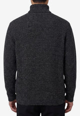 Lemaire Wool High-Neck Sweater Black PO0054-LK1029-MU213