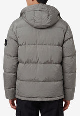 Stone Island Zip-Up Down Jacket Gray L2S154100019-S0019-V0060