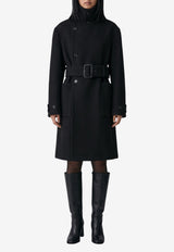Lemaire Double-Breasted Belted Wool Blend Coat Black CO1155-LF1700-BK999