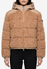 Moncler Alpestre Teddy Down Jacket Brown L20931A00195-54AM6-22G