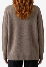 The Row Pato Knitted Cashmere Sweater Brown R001268-Y1032-GTP