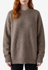 The Row Pato Knitted Cashmere Sweater Brown R001268-Y1032-GTP