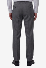Lardini Straight-Leg Tailored Pants Gray ACBREST-ACIF67438-990GR