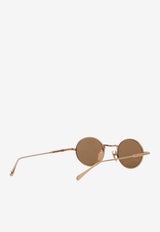 Chloé Logo-Engraved Round Sunglasses Pink CH0414S-001 44--215